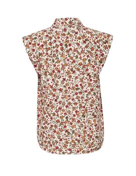 Camisa floral Byoung manga sisa Dypa para mujer