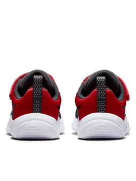 Zapatilla Nike Downshifter 12 Negro/Rojo Bebe