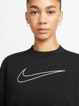 Sudadera Nike Crew Negro Mujer