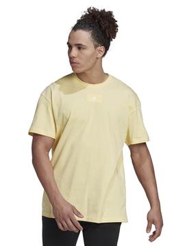 Camiseta Adidas Amarilla Hombre
