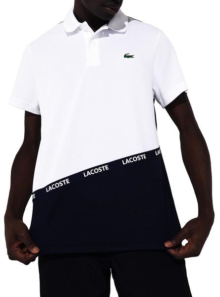 Camiseta Lacoste Sport Colorblock Verde De Hombre