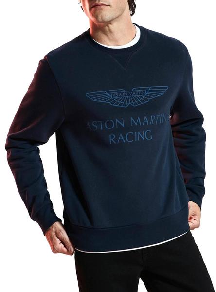 Hombre Sudadera técnica Navy  Camisetas y Sudaderas Aston Martin x Hackett  London ⋆ Tupinambas