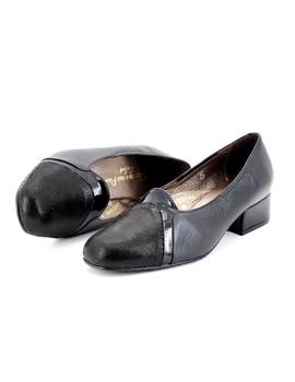 Zapato Salomon De Piel Negro 6069