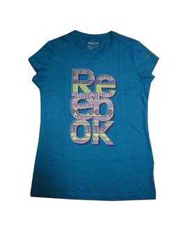 Camiseta Reebok Azul Mujer