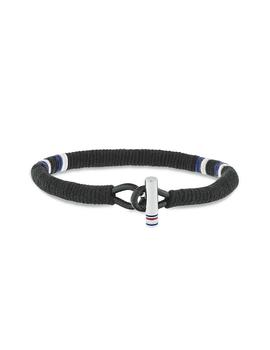 PulseraTOMMY HILFIGER Black Wrapped