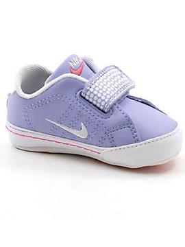 Legado Porque Embrión Patuco Nike COURT TRADITION Lila/Rosa para Bebe