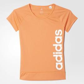Camiseta Adidas Tecnica Naranja Niña