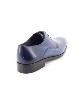 Zapato Donatelli De Piel Azul 9843