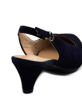 Zapato Desiree Nina Serraje Azul para Mujer