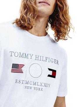 Camiseta Tommy Hilfiger Anchor Blanco Para Hombre