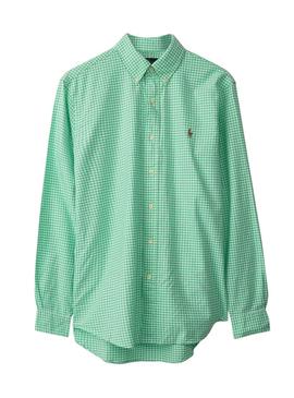 Camisa Polo Ralph Lauren Vichy Verde para Hombre