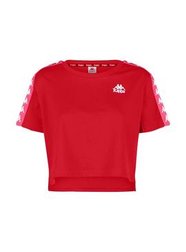 Camiseta Kappa Apua Fragola Rojo para Mujer