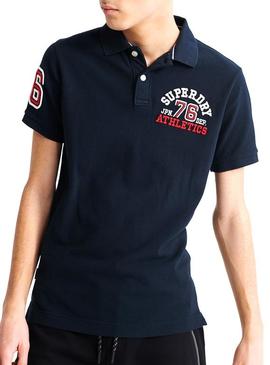Polo Superdry Classic Superstate Marino Hombre