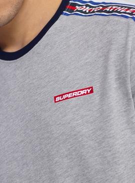 Camiseta Superdry Trophy Gris Para Hombre