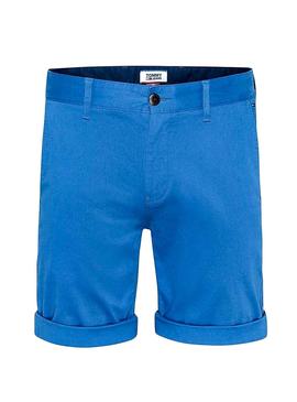 Bermudas Tommy Jeans Essential Chino Azul Klein