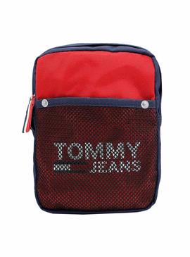 Bolso Tommy Jeans Cool City Rojo para Hombre