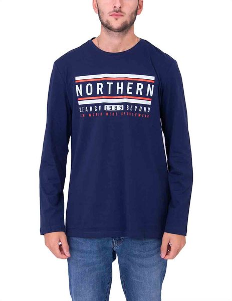 Gallery camiseta estampado frontal northern losan para hombre 4 