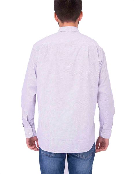 Gallery camisa blanco detalles cruces bolsillo g54 para hombre  3 