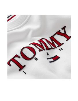Sudadera  Tommy Jeans Logo Impreso Blanco