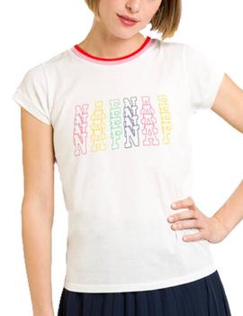 Camiseta Naf Naf Logos Multicolor
