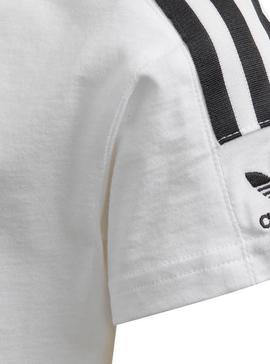 Camiseta Adidas New Icon Blanco Para Niño y Niña