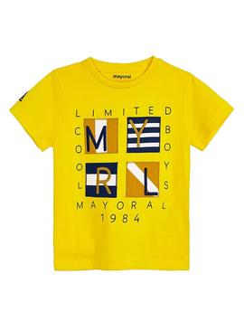 Camiseta Mayoral Cool Amarillo para Niño