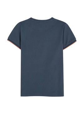 Camiseta Mayoral Tropical Pocket Azul para Niño