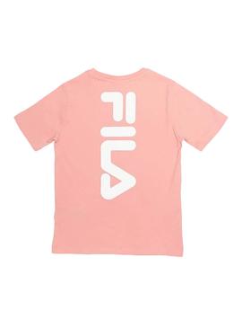 Camiseta Fila Rosa para Niña
