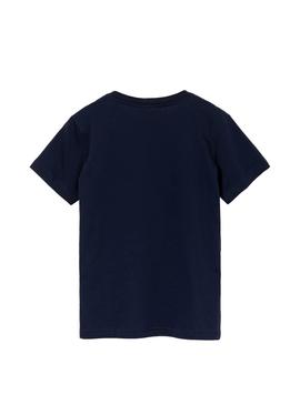 Camiseta Lacoste Basic Azul Marino para Niño