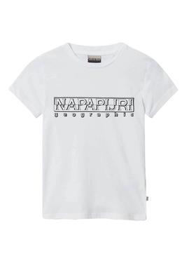 Camiseta Napapijri Soli Blanco para Niño