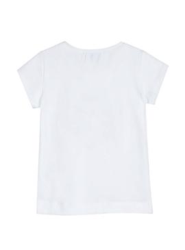 Camiseta Mayoral Sunshine Blanco Para Niña