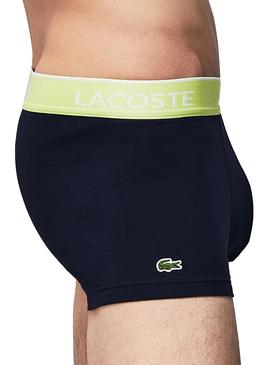 Pack Calzoncillos Lacoste Casual Marino Hombre