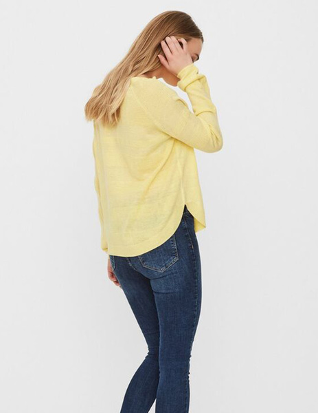Gallery jersey amarillo franjas relieve vero moda vmcava para mujer  5 