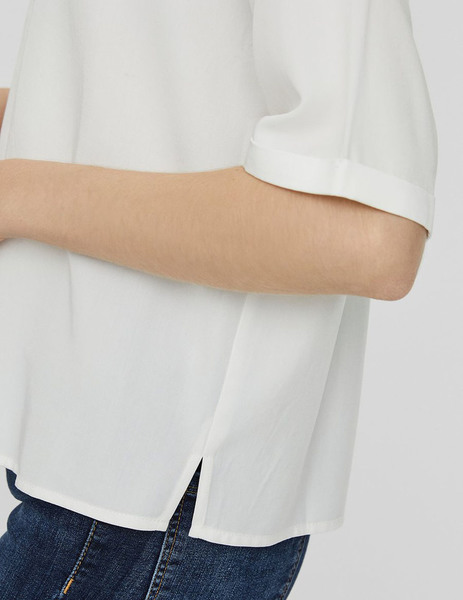 Gallery camisa vero moda hafia blanco manga corta botones para mujer  5 