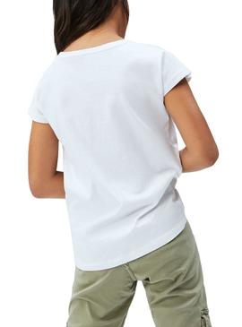Camiseta Pepe Jeans Nuria Blanco para Niña