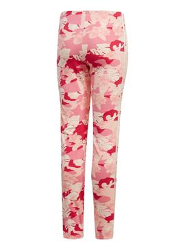 Leggings Adidas Flores Rosa para Niña