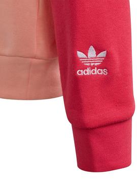 Sudadera Adidas Big Trefoil Rosa para Niña