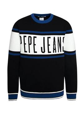 Jersey Pepe Jeans Deportivo Negro Niño