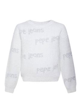 Jersey Pepe Jeans Audrey Blanco Para Niña