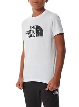 Camiseta The North Face Easy Blanco Niño y Niña