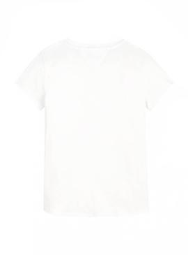 Camiseta Tommy Hilfiger Essential Blanco para Niño