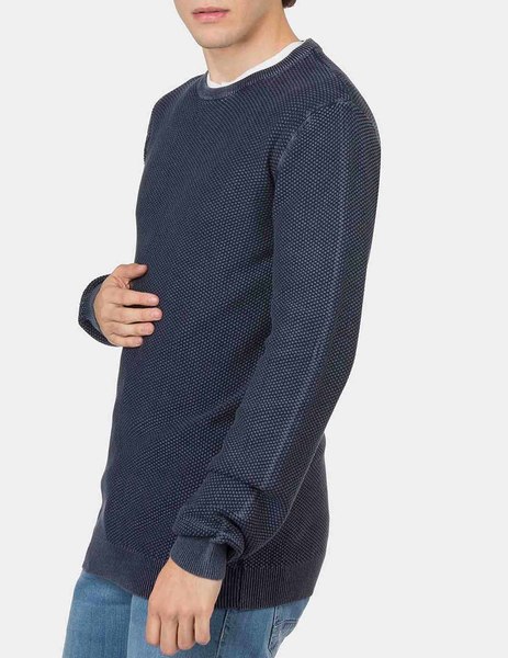 Gallery jersei tiffosi azul marino liso wallace para hombre 2