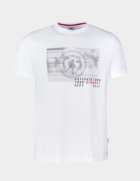 Gallery camiseta blanca concept copley tiffosi para hombre 1