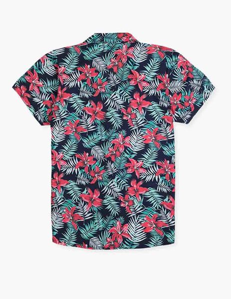 Gallery camisa estampada floral  azul marino losan para hombre   1 