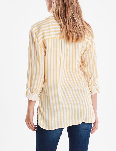 Gallery camisa listas amarillo byoung byfabianne para mujer  5 