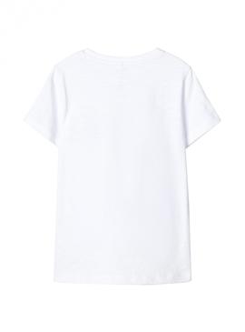 Camiseta Name It Dinette Blanco para Niña