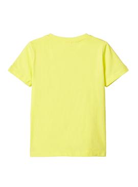 Camiseta Name It Funo Amarillo para Niño
